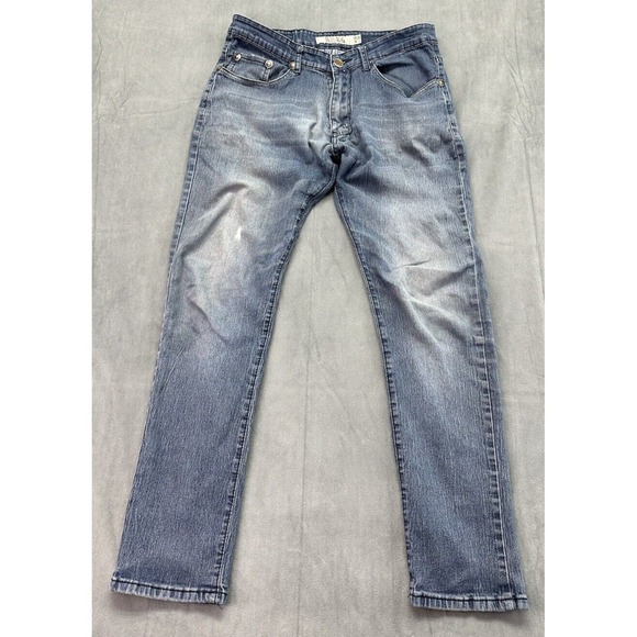 Blue Rag Jeans Distressed Men's 34x30 Pockets Medium Wash Denim RUNS SMALL - Picture 4 of 12